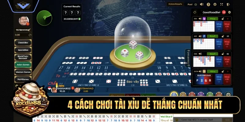 4 cách chơi tài xỉu dễ thắng chuẩn nhất