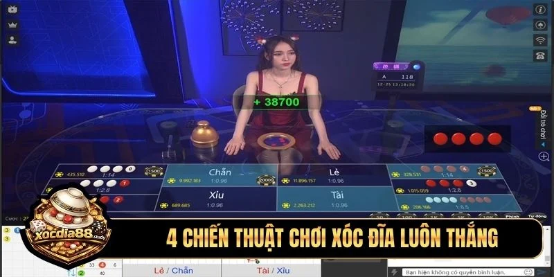 4 chiến thuật chơi xóc đĩa luôn thắng