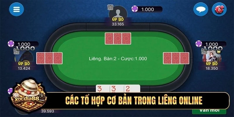 Các tổ hợp cơ bản trong liêng online