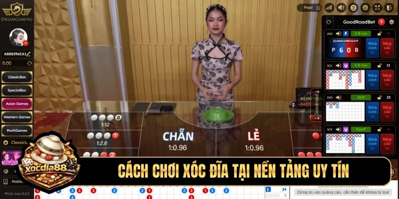 Cách chơi xóc đĩa tại nền tảng uy tín