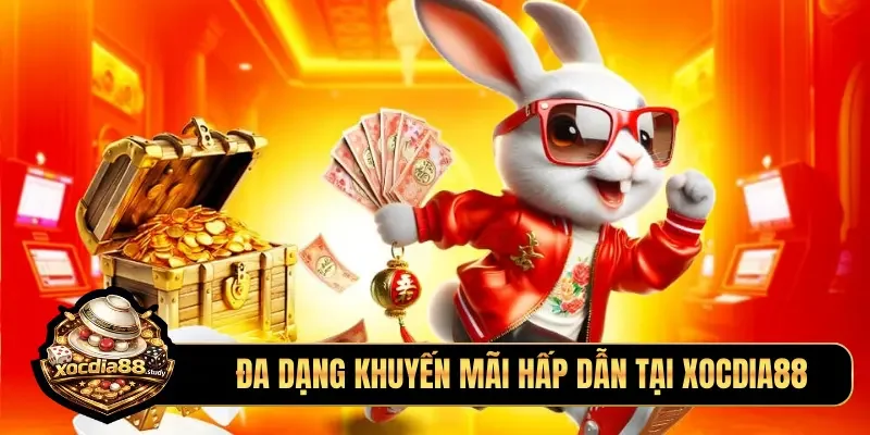 Đa dạng khuyến mãi hấp dẫn tại Xocdia88