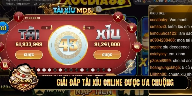 Giải đáp tài xỉu online được ưa chuộng