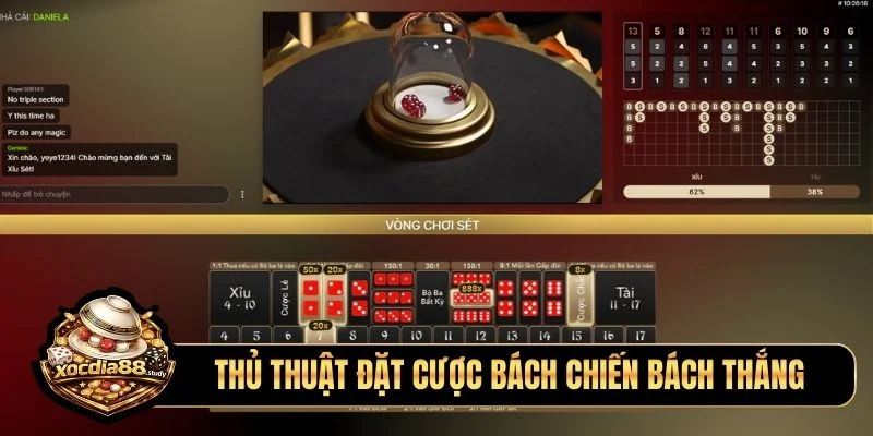 Thủ thuật đặt cược tài xỉu bách chiến bách thắng